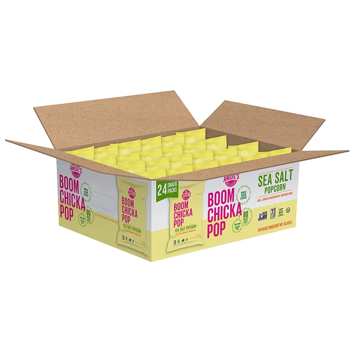 Angie's Boom Chicka Pop Sea Salt Popcorn Healthy School Snacks For