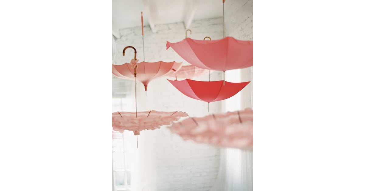 Hanging Umbrellas Best Baby Shower Ideas POPSUGAR Family Photo 29