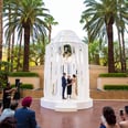 This Epic Vegas Wedding Featured Swimming Mermaids and a Pool-Floating Cake