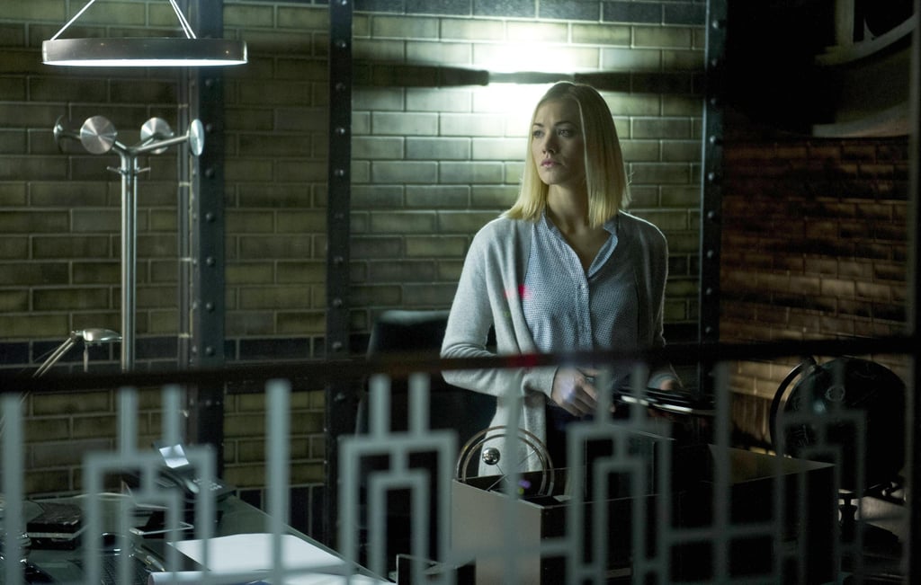 Yvonne Strahovski as Kate Morgan on the show.