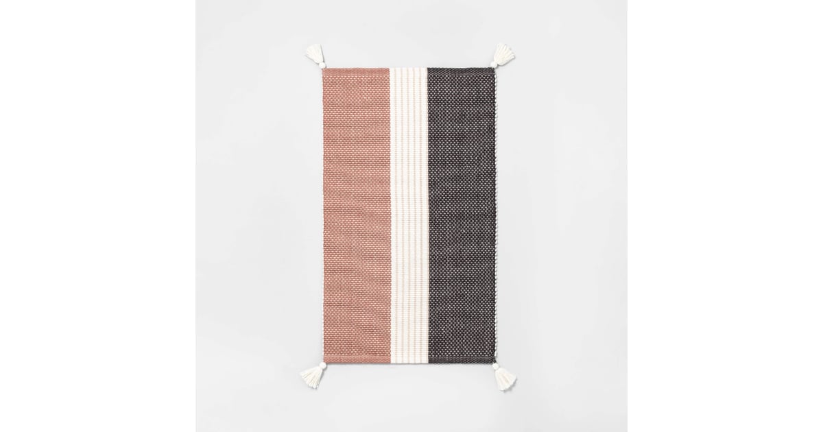 Stripe Bath Rug With Tassels See Target's New Spring 2020 Hearth