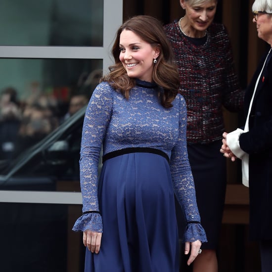 Kate Middleton Wearing Blue During Third Pregnancy