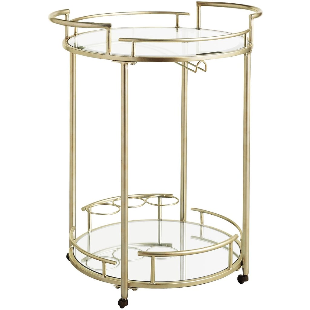 Pier 1 Imports Round 2-Tier Bar Cart ($200)