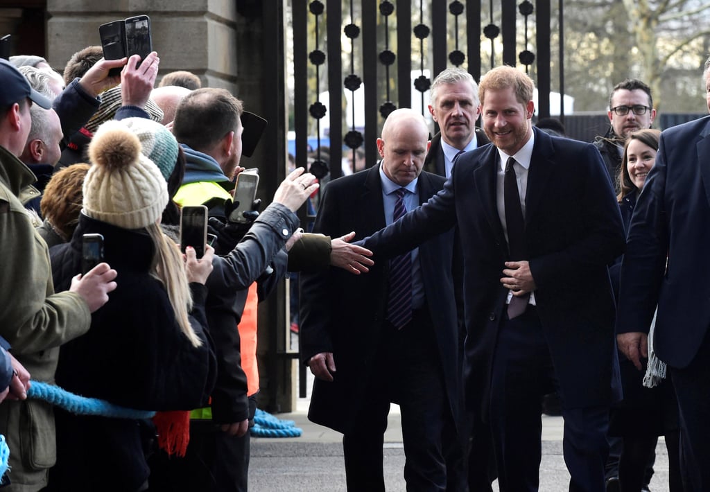 Prince Harry at Six Nations Rugby Match February 2019