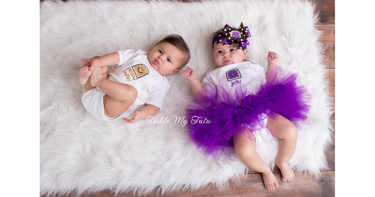 Peanut Butter and Jelly Jars Coordinating Sibling Costumes For Halloween POPSUGAR Family