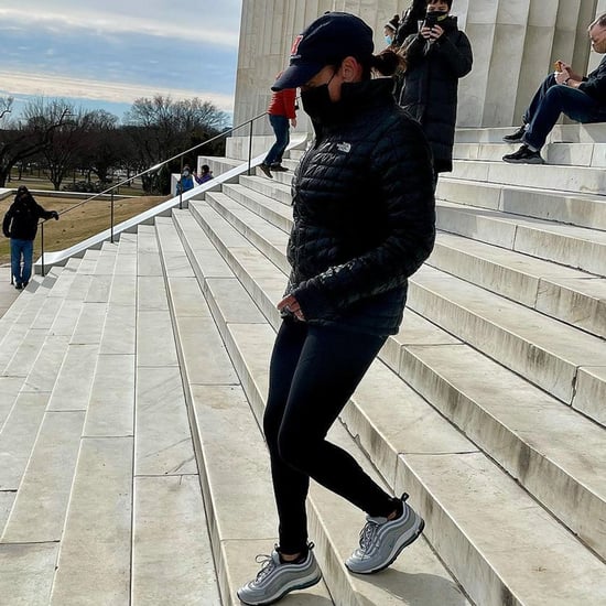 See Kamala Harris and Doug Emhoff Run Lincoln Memorial Steps