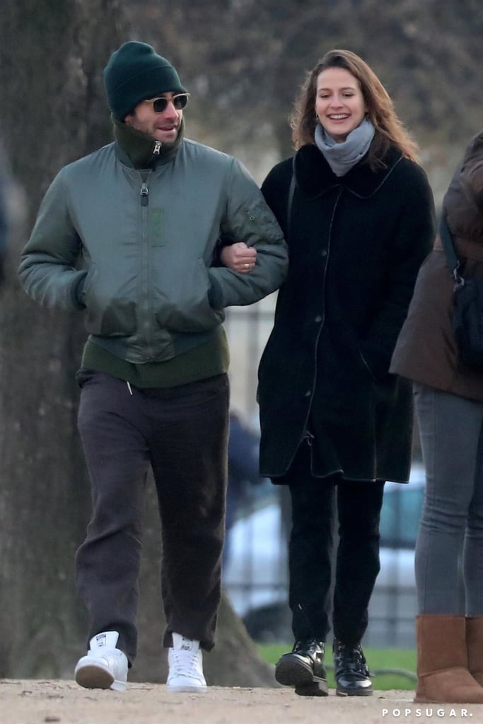 Jake Gyllenhaal and Jeanne Cadieu Paris Photos December 2018