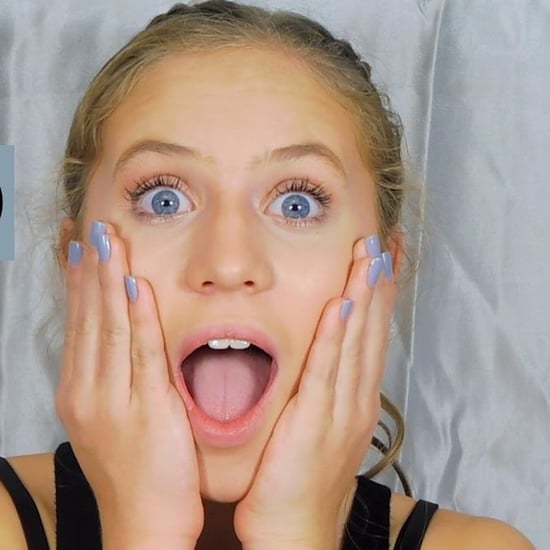 Father Narrates Daughter's Beauty Tutorial