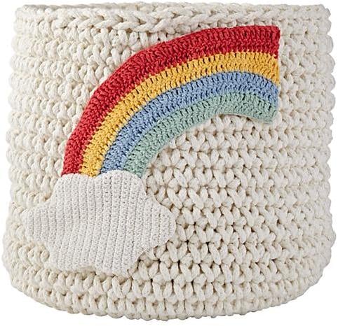 Knit Rainbow Nursery Bin