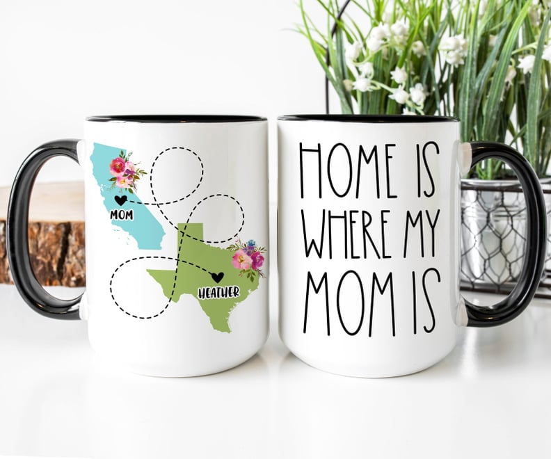 Mama Bear Coffee Mug for Mom, Mother, Wife - Cute Coffee Cups for Women -  Unique Fun Gifts for Her, Mother's Day, Christmas (Plum)