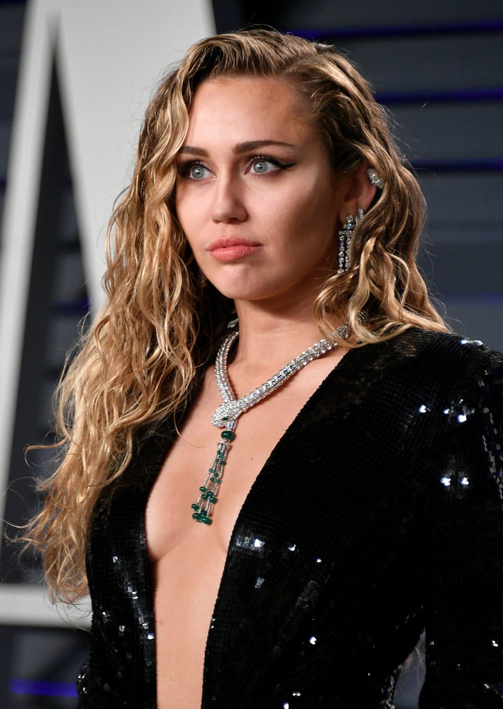 Miley Cyrus Vanity Fair Oscar Party Dress 2019
