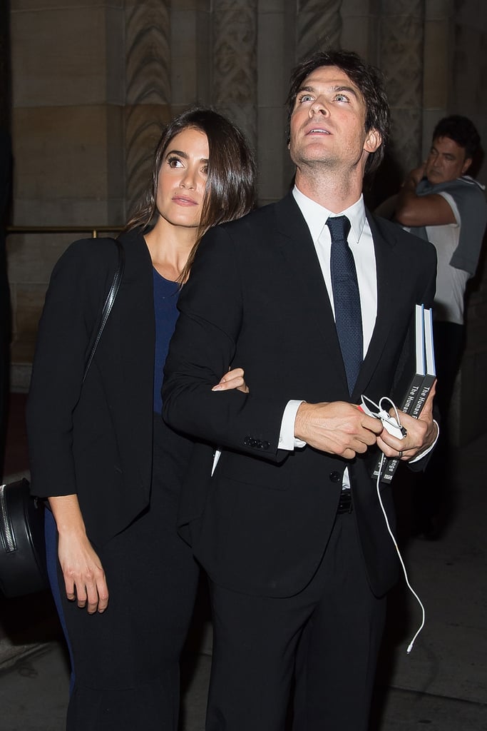 Nikki Reed Ian Somerhalder Look at Supermoon Pictures