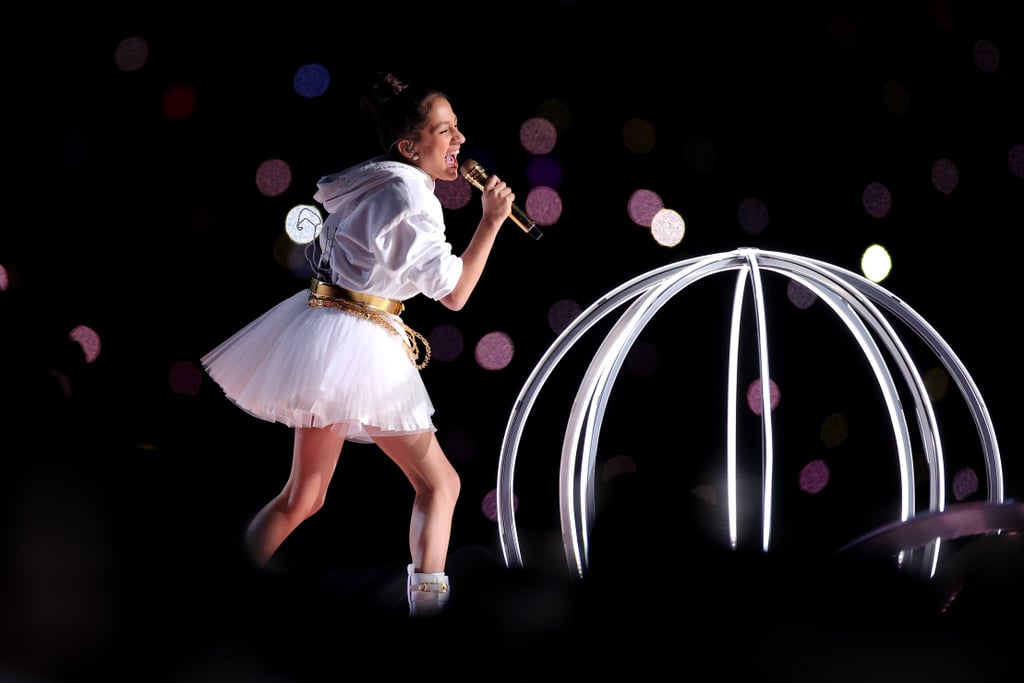 Watch Jennifer Lopez's Daughter Emme Sing at the Super Bowl