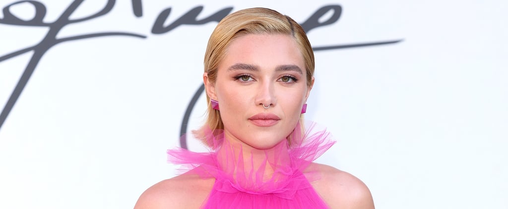 Florence Pugh Wears Sheer Pink Barbiecore Jumpsuit