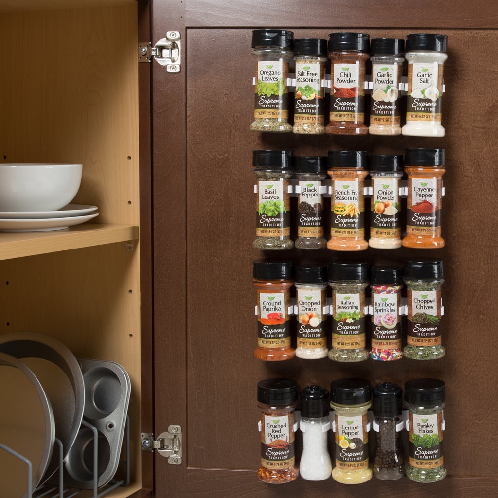 Spice Rack Cabinet Gripper Organizer 33 Smart Kitchen Organizers