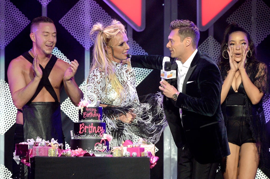 Britney Spears 35th Birthday at Jingle Ball Concert 2016 ...