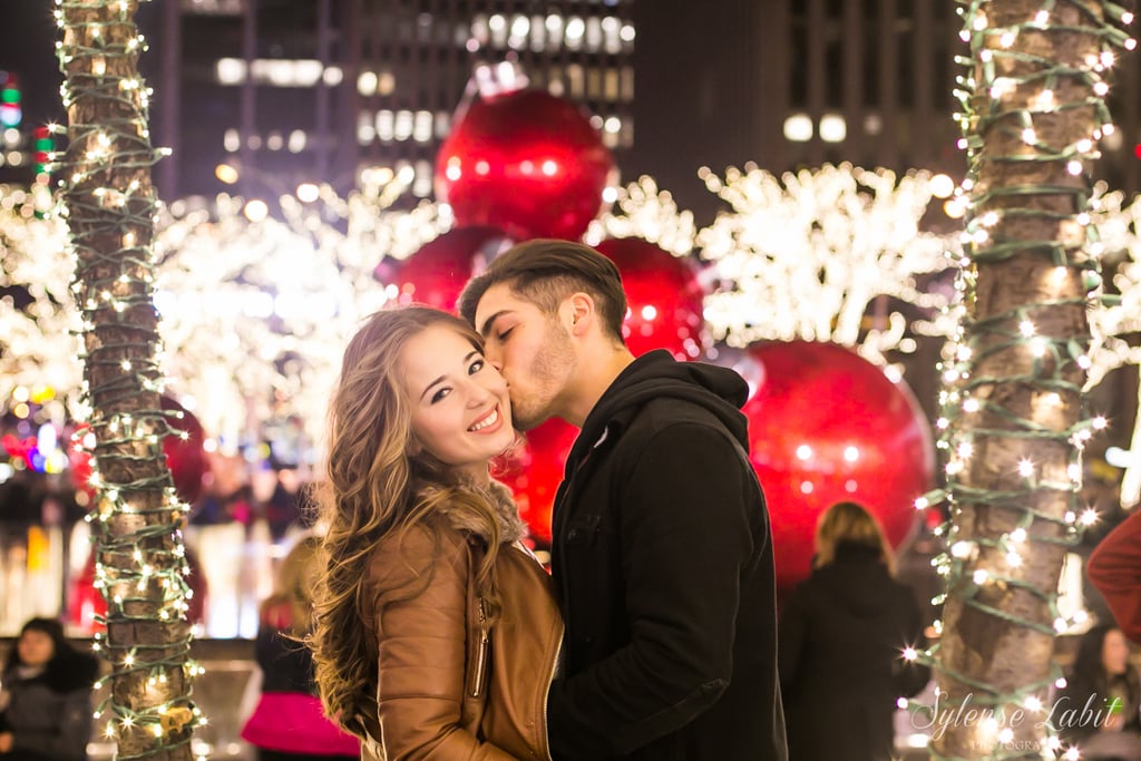 Christmas Engagement Photos in New York