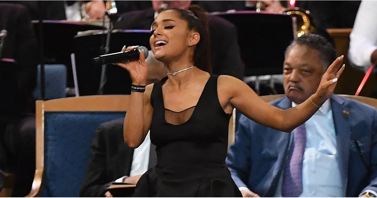 Ariana Grande Performance at Aretha Franklin's Funeral POPSUGAR