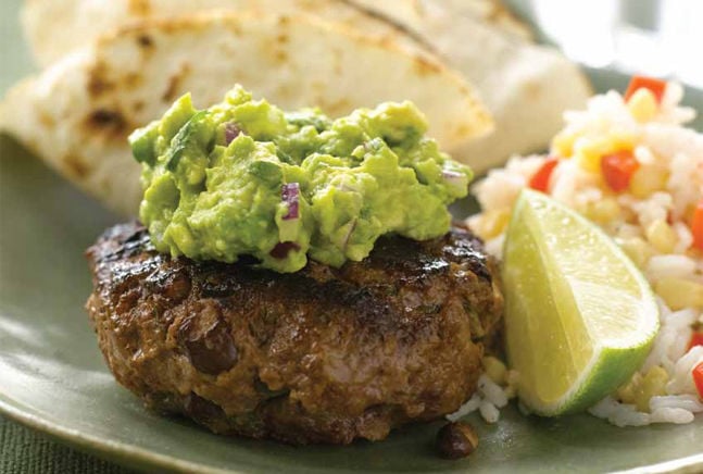 Stuffed Mexican Burgers With Tortillas