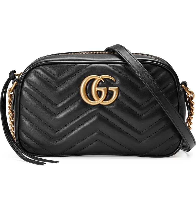 Small gg 2.0 matelassé leather camera bag 2025