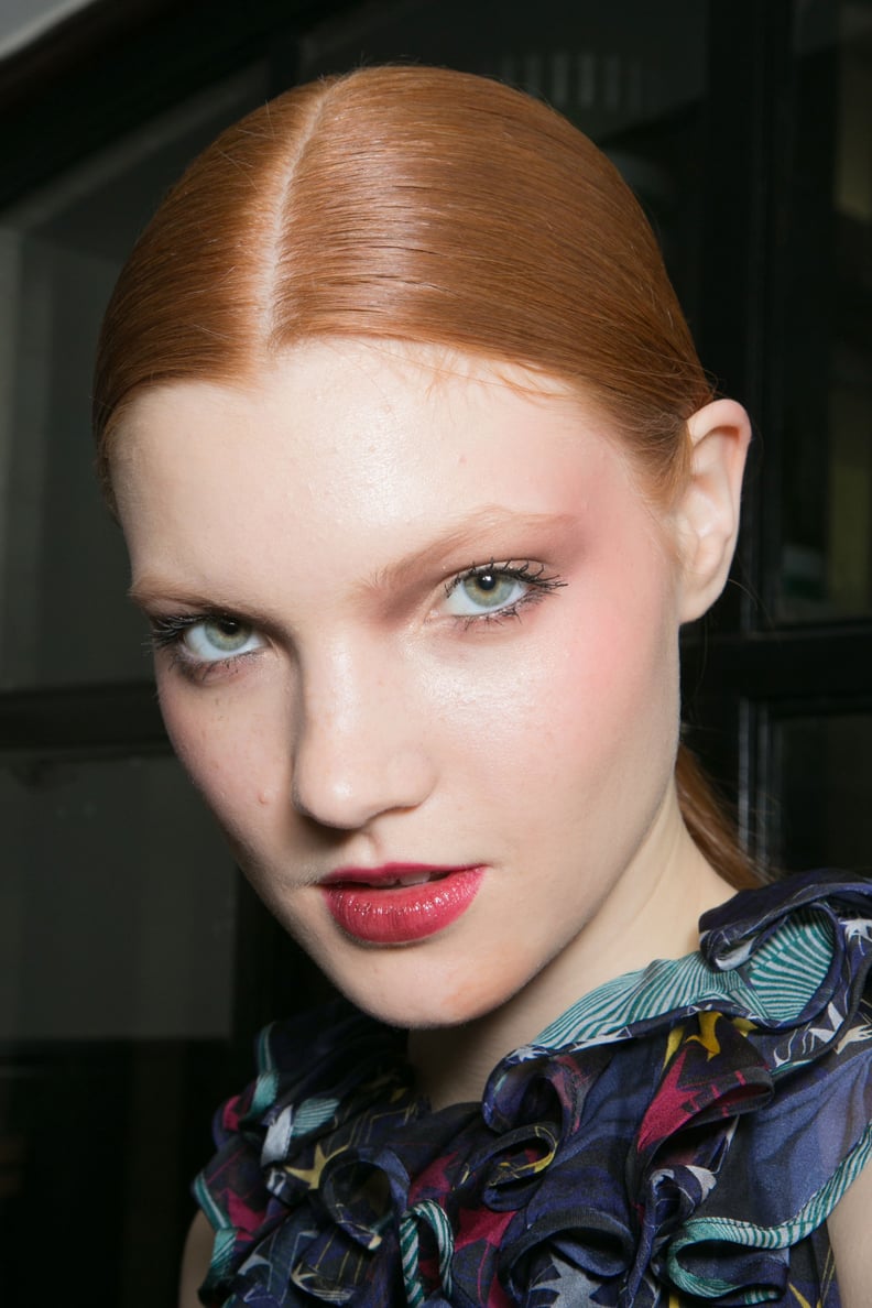 Slicked-Back and Sleek Strands