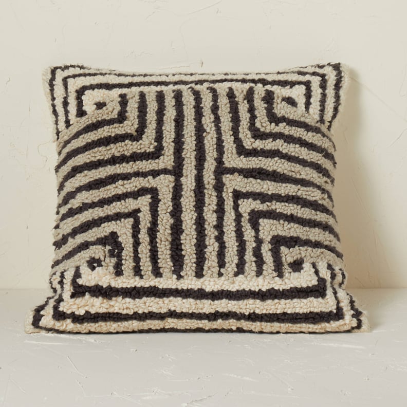 For Texture: Opalhouse x Jungalow Maze Pattern Loop Tufted Square Throw Pillow