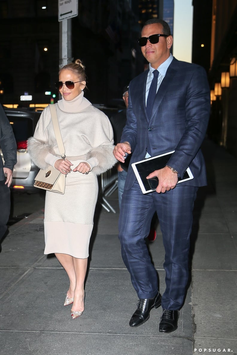 Jennifer Lopez and Alex Rodriguez in New York