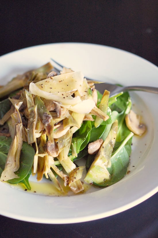 Artichoke and Mushroom Salad