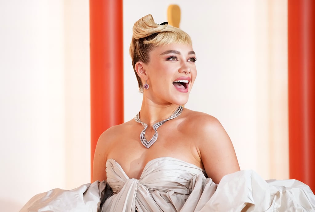 Florence Pugh's Faux Bangs at the Oscars 2023