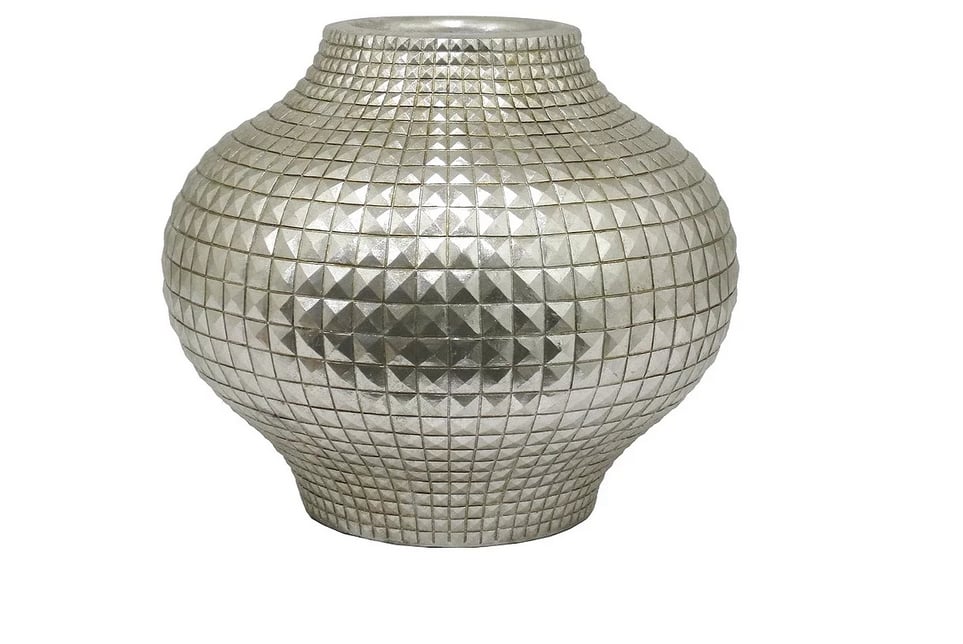 Stud motif vase ($79)