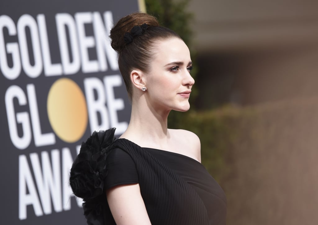 Rachel Brosnahan's Hair and Makeup 2018 Golden Globes