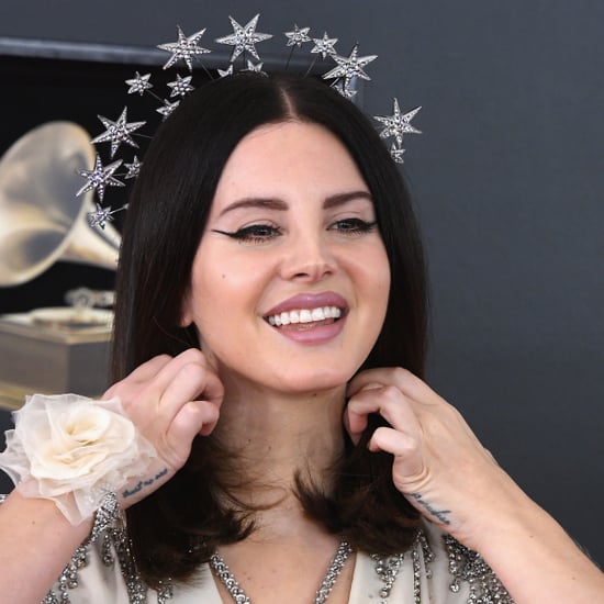 Lana Del Rey Headpiece at 2018 Grammys