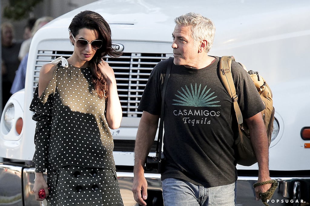 George and Amal Clooney Out in LA October 2016