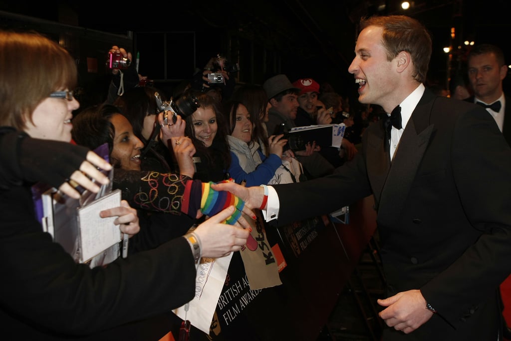 Prince William and Kate Middleton at the BAFTA Awards