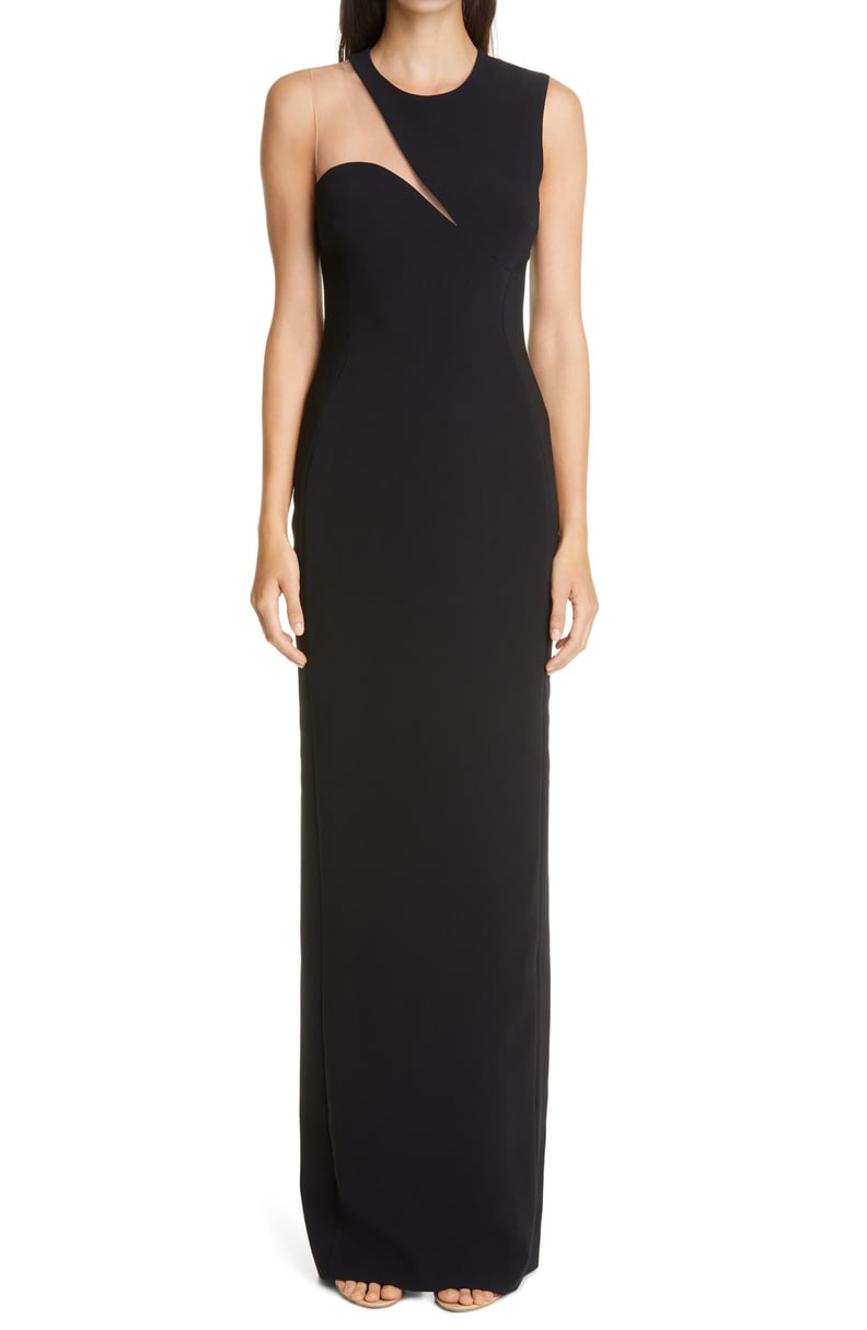 Stella McCartney Evelyn Cutout Column Gown