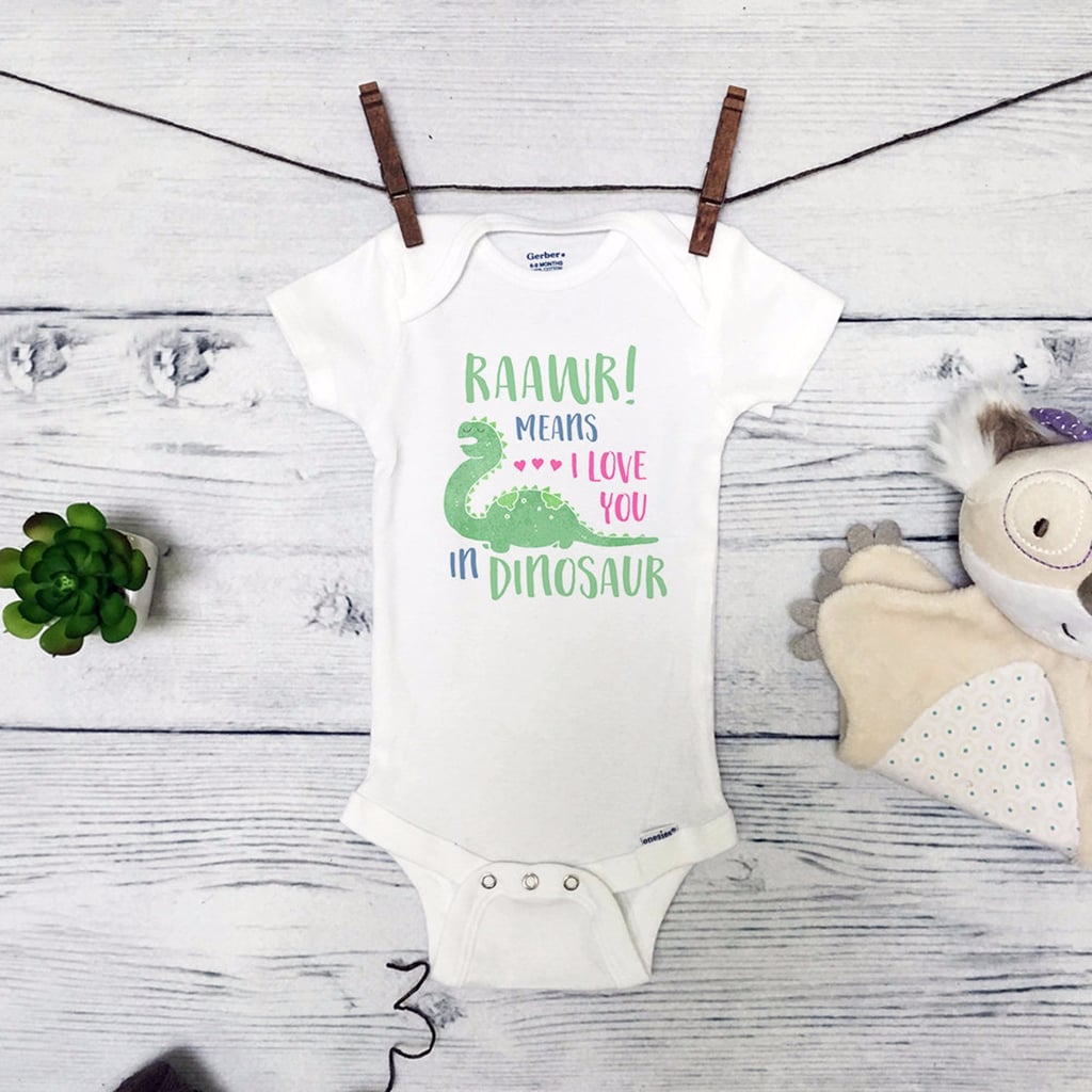 Dinosaur Onesies POPSUGAR Moms
