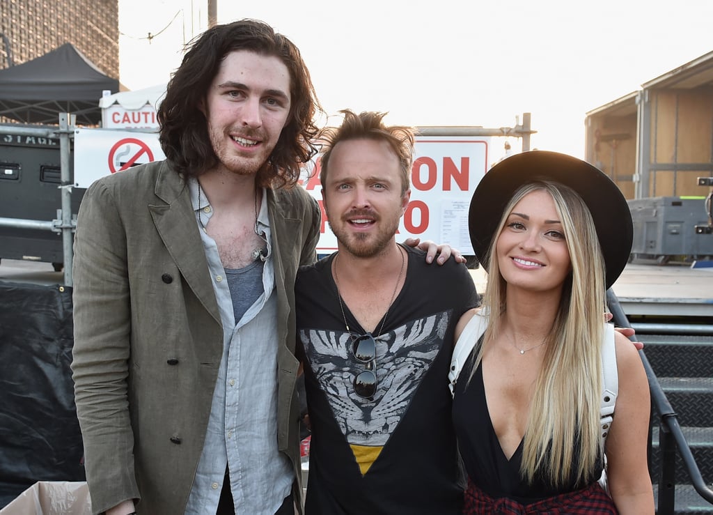 Hozier, Aaron Paul, and Lauren Parsekian — Coachella 2015 | Celebrities ...