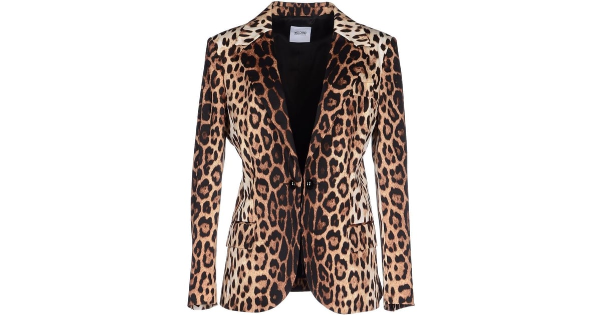 Moschino Cheap & Chic Leopard Blazer ($476) | Jackets Every Woman Needs ...