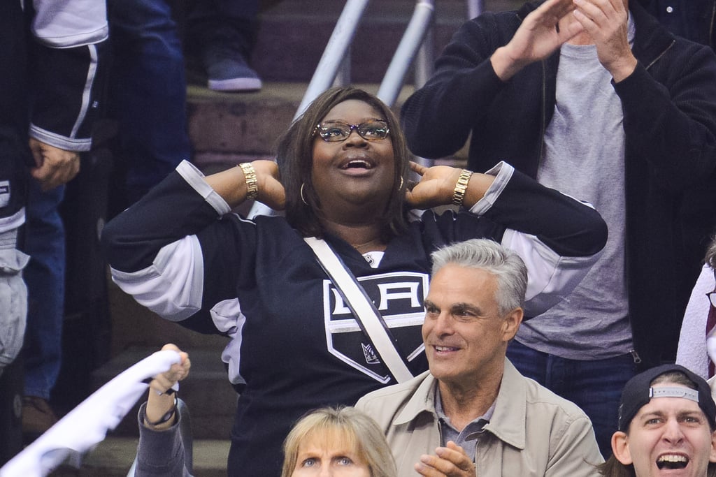 Retta couldn't contain her excitement during the game. Keep scrolling for more pictures!