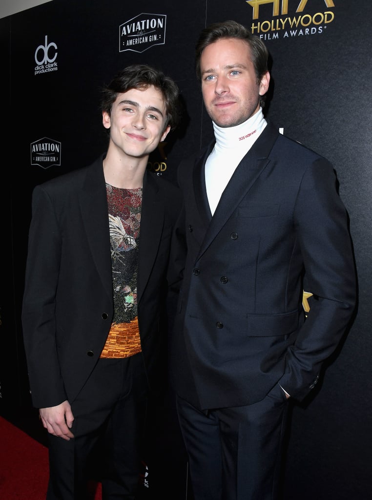 Timothée Chalamet and Armie Hammer at Hollywood Film Awards