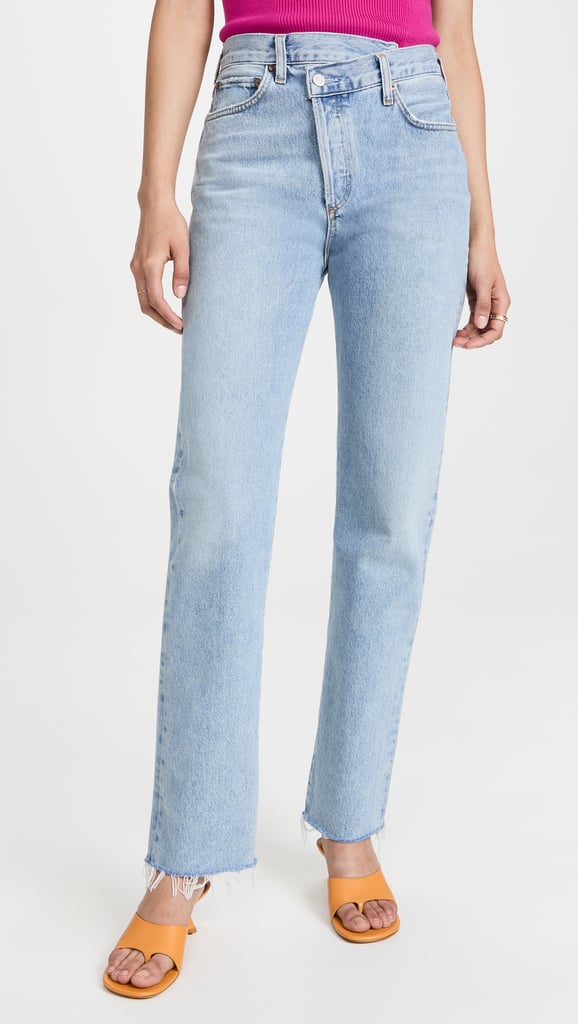 Cool Jeans: Agolde Criss Cross Straight Legged Jeans | Shopbop's Annual  Spring Sale Is Back, and Here Are 14 Deals We Love | POPSUGAR Fashion Photo  2