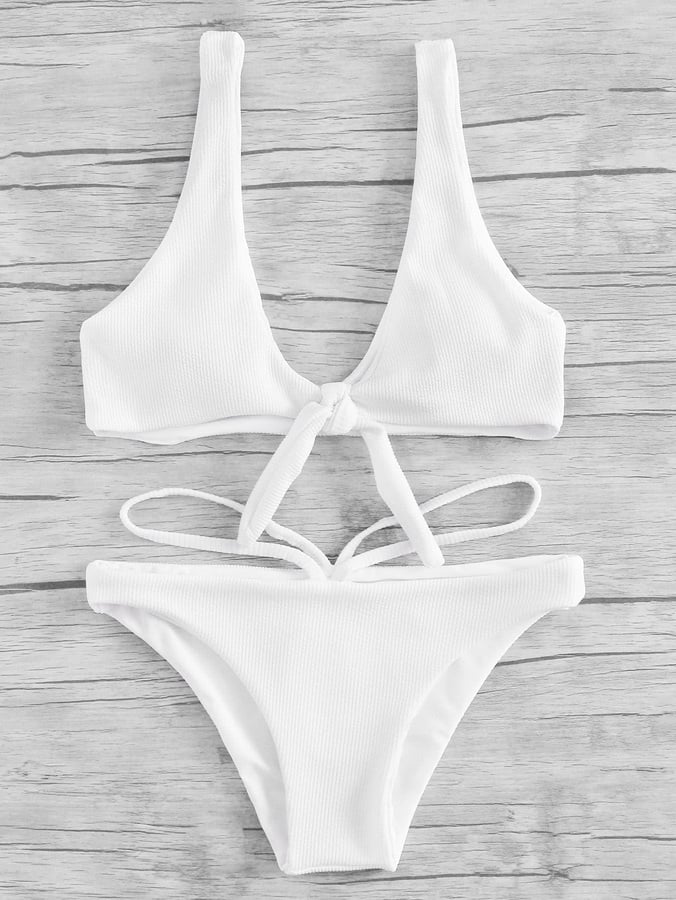 shein white bathing suit