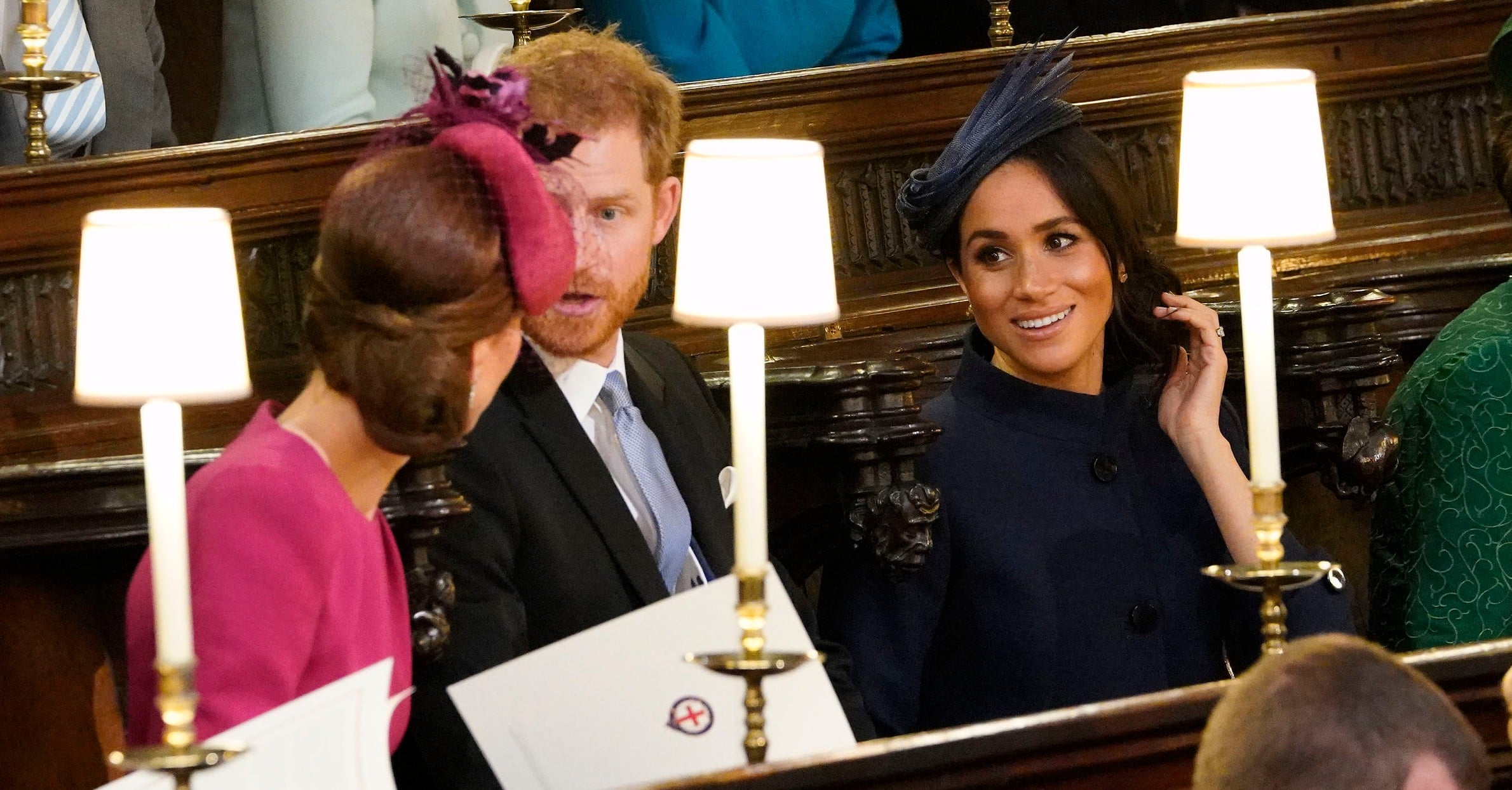 Prince Harry and Meghan Markle at Princess Eugenie's Wedding | POPSUGAR