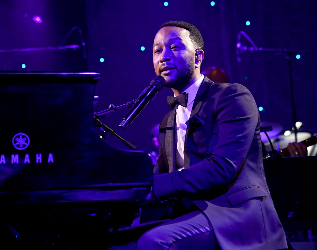 John Legend at Clive Davis's 2020 Pre-Grammy Gala in LA