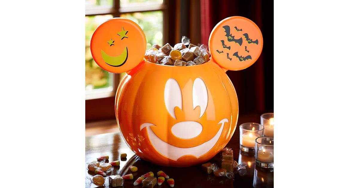 Mickey Mouse Jacko'Lantern Halloween Candy Bowl Disney Halloween