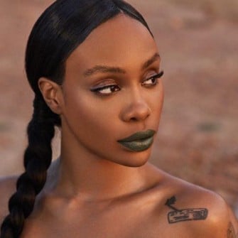 SZA Wearing Fenty Beauty Matte Lipstick