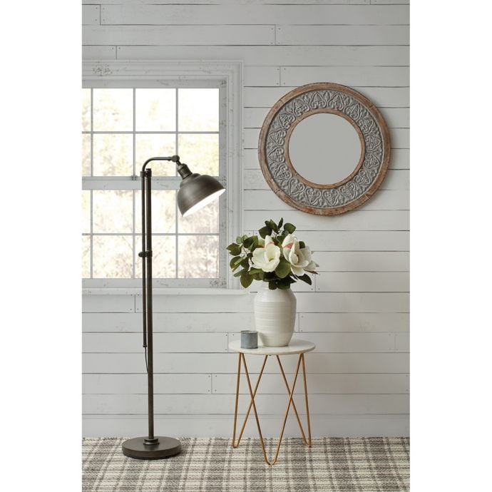 Hudson LED Floor Lamp With Bulb in Black