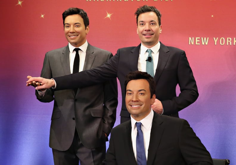 Jimmy Fallon Dances With Wax Figures PS Celebrity(01)