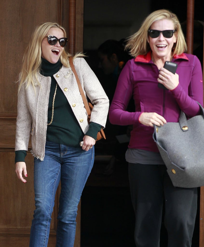 Reese Witherspoon And Chelsea Handler Having Lunch In La Popsugar Celebrity 