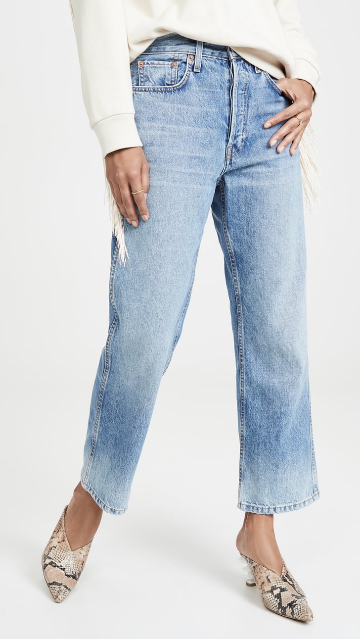Re Done The 90s Low Slung Crop Jeans These Vintage Inspired